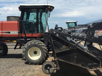 2001 Hesston 8250 Windrower with 30\' draper header